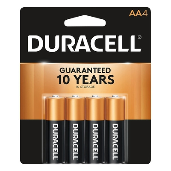 Duracell Batteries AA 4 Pack