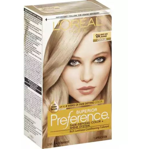 L'OrealÂ® Paris Cooler 9A Light Ash Blonde Hair Color