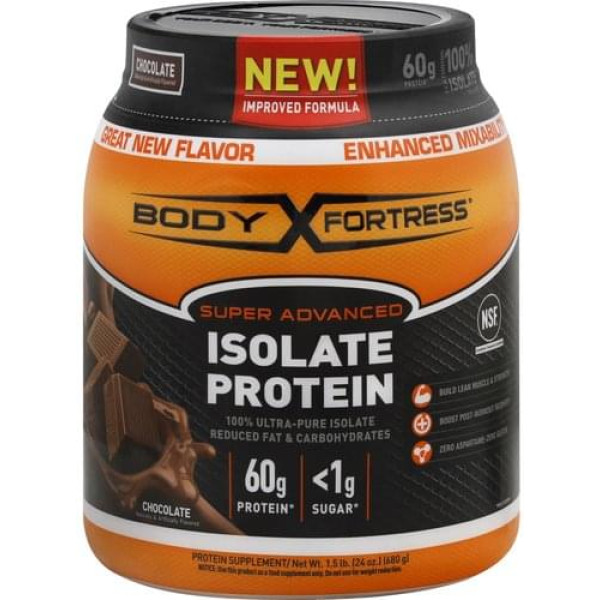 Body Fortress Super Advanced Chocolate Isolate Protein Powder