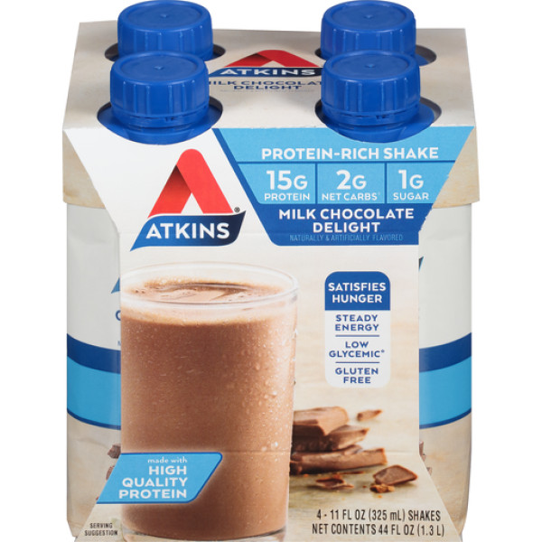 Atkins Milk Chocolate Delight Shakes